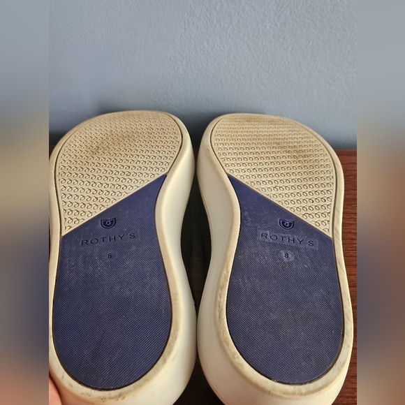 Rothy’s Black The Sneaker Slip On Shoes Women’s Size 8 Comfort Knit - Picture 6 of 9